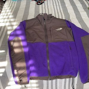 Size small purple north face jacket!